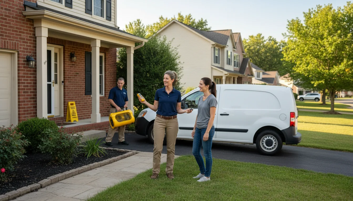 Water restoration image for Flood Water Cleanup, Removal And Restoration Services in Mattawan, MI